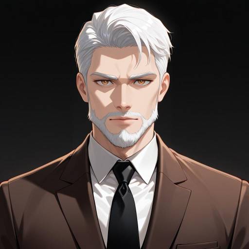 Charismatic Man in Formal Attire Charismatic Man in Formal Attire