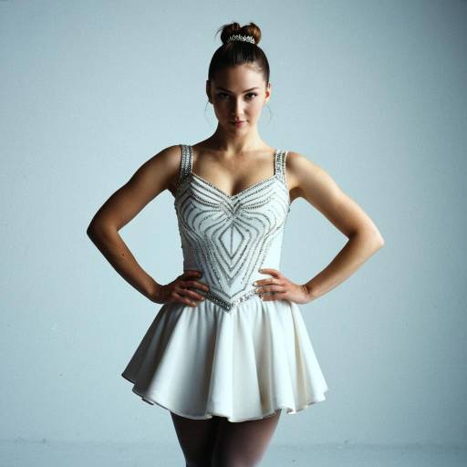 Elegant Solo Ice Dance Dress Design