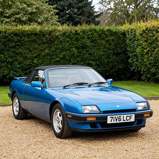 Classic Shiny Blue TVR Griffith 1993