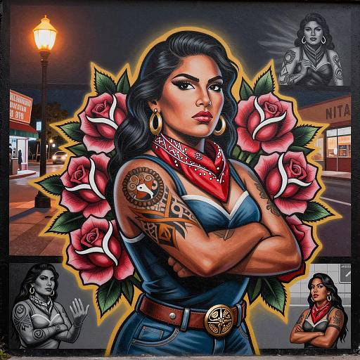 Chicano Art: Strong Female Character Mural