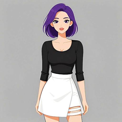 Stylish Woman in Casual Outfit