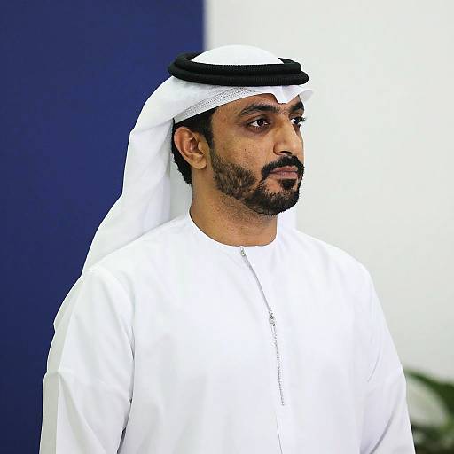 Profile Portrait of Middle Eastern Man