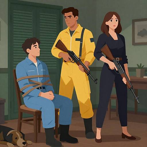 Intense Movie Poster Illustration