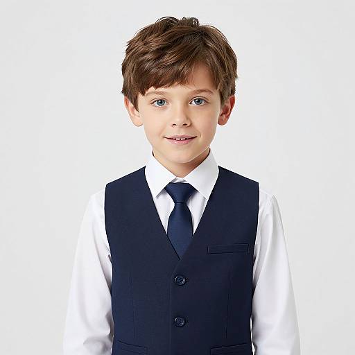 DIY Boy's Costume with Vest and Tie