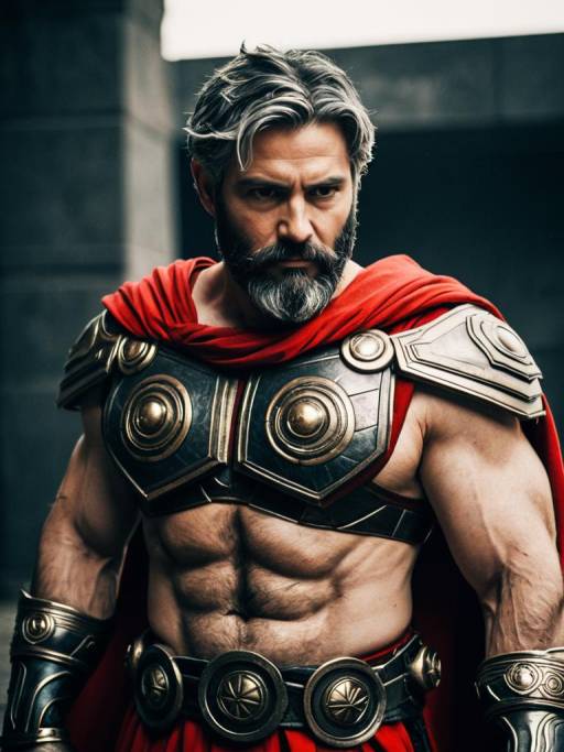 Man in Hephaestus Costume Cosplay