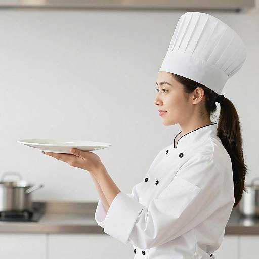 Elegant Chef Portrait in Soft Focus