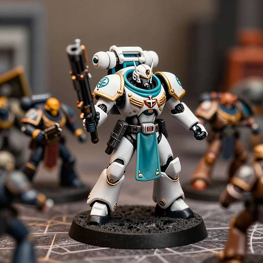 Detailed Mecha Surgeon Miniature Figurine