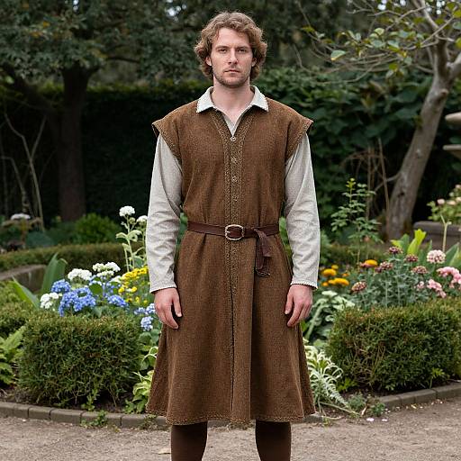 Medieval Man in Renaissance Tunic