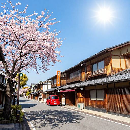 Sunny Day in Traditional Japan