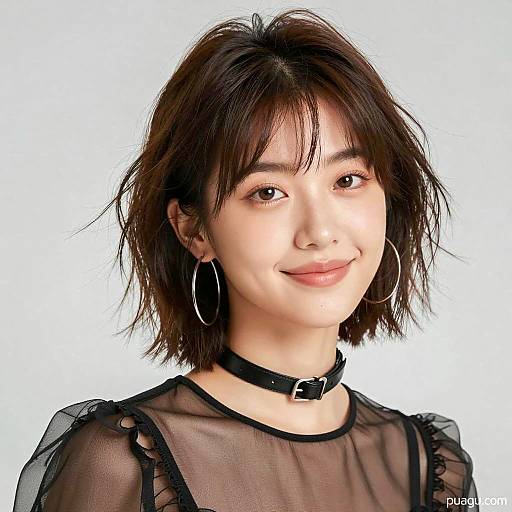 Portrait of a Young Woman with Style