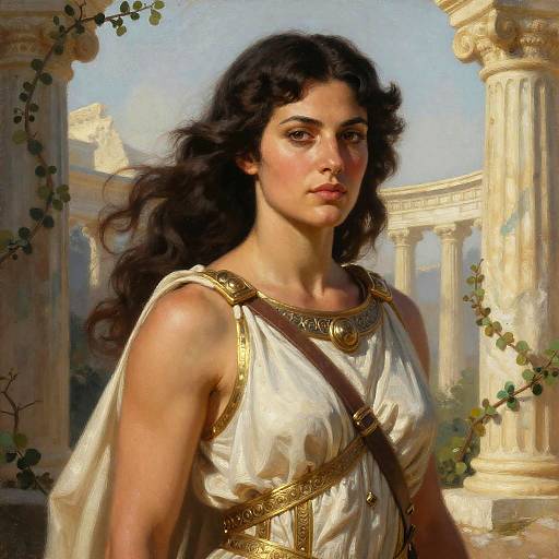 Renaissance Portrait of Meg from Hercules