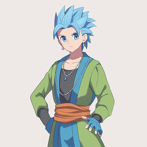 Illustration of Camus (dq11), dragon quest in the style of Ame.