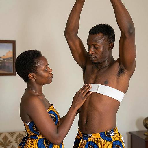 Dynamic Embrace: Strength and Grace