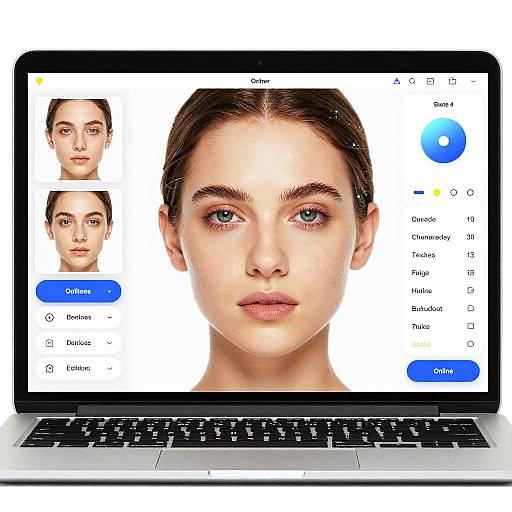 Futuristic Online Photo Face Editor