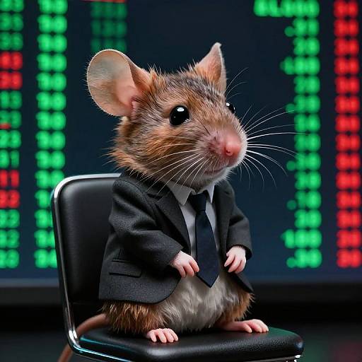 Sophisticated Mouse in Stock Market
