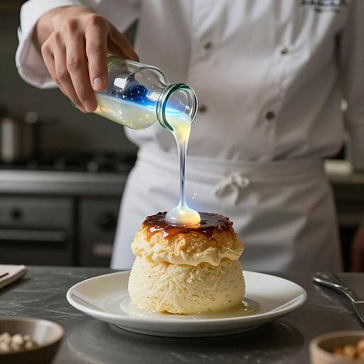Celestial Chef Crafting Ethereal Soufflé