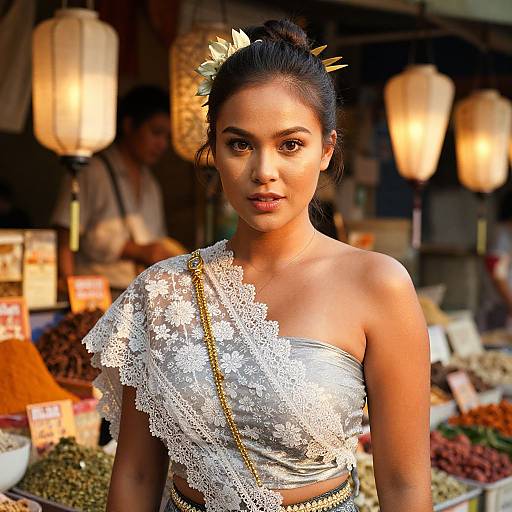Cinematic Portrait in Traditional Thai Dress