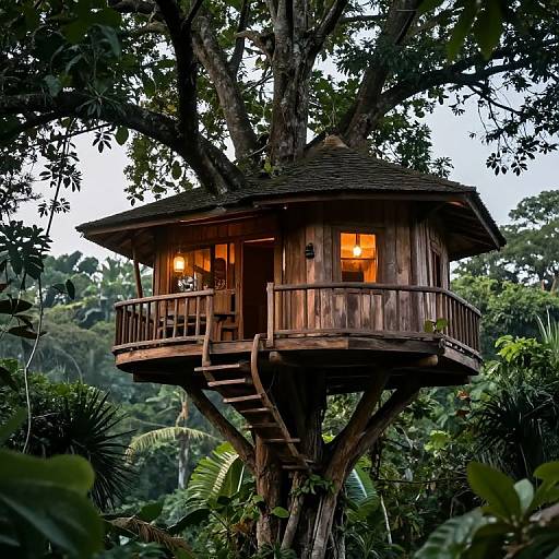 Romantic Jungle Treehouse Sanctuary