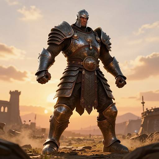 Epic Fantasy Warrior with Massive Calves