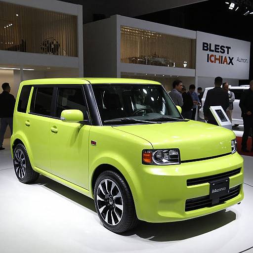 Vibrant Lime-Green Scion xB Showcase