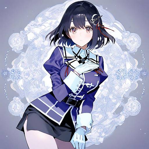 Illustration of Haguro kai ni (kancolle), kantai collection in the style of Nishihara isao