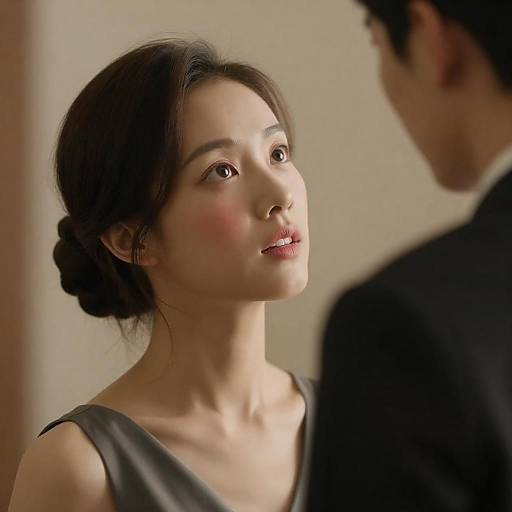 Intimate Conversation between Formal Attire