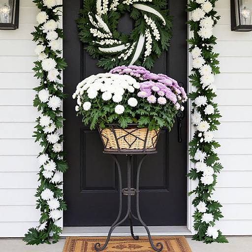 Layered Fall Floral Arrangement Design