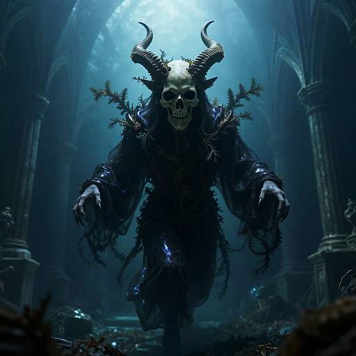 Kelp-Crowned Wraith of the Sunken Cathedral