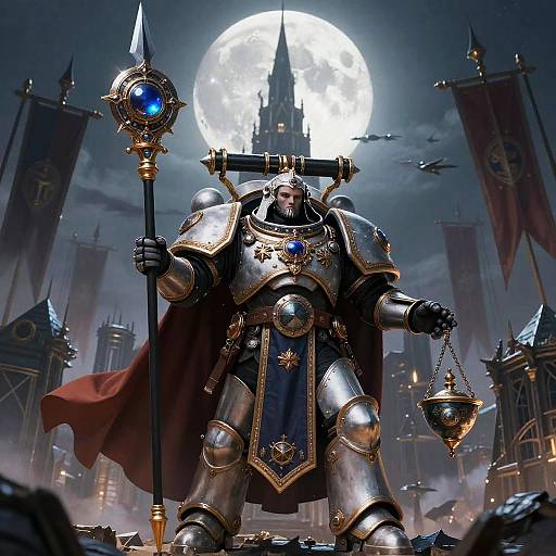 Heroic Sister of Battle in Baroque Armor