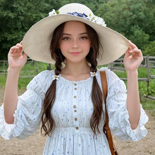 Charming Summer Dress on Fit Young Woman