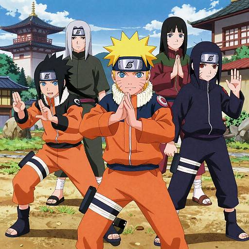 Female Naruto Ninjas Sharing Chakra Energy