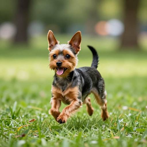 Energetic Miniature Pinscher Yorkie Mix