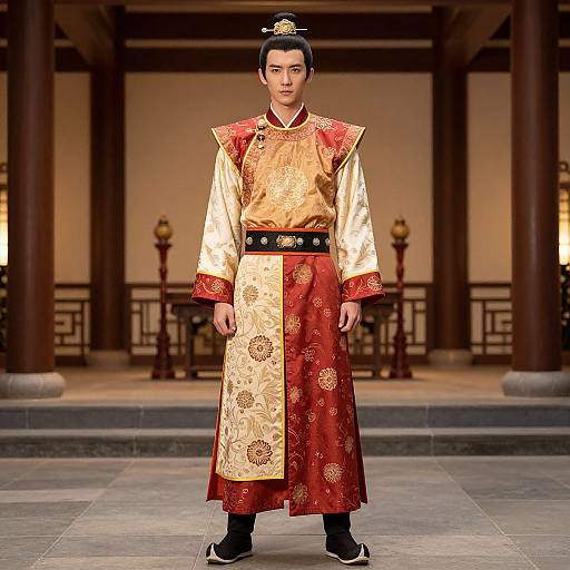 Man in Traditional Chinese Costume