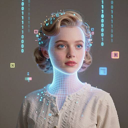 Vintage Photo to Glowing 3D Avatar