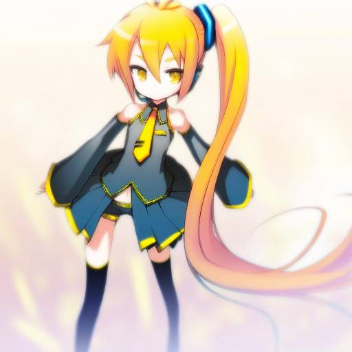 Illustration of Akita neru, vocaloid in the style of Hitotose rin