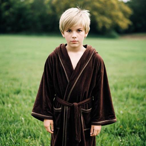Playful Boy in Funny Costume Outdoors