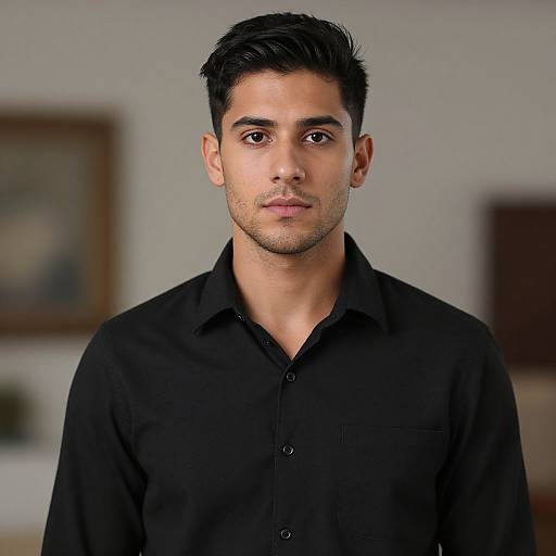 Photorealistic Casual Male Portrait