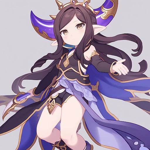 Illustration of Arulumaya, granblue fantasy in the style of Hijiri (resetter)