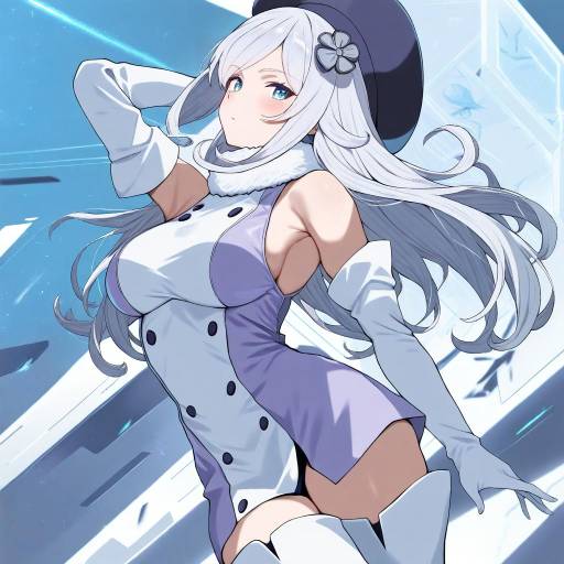 Illustration of Aila jyrkiainen, gundam in the style of Nt00