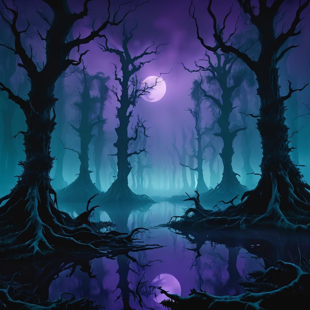 Twisted Nightmares in Misty Swamps