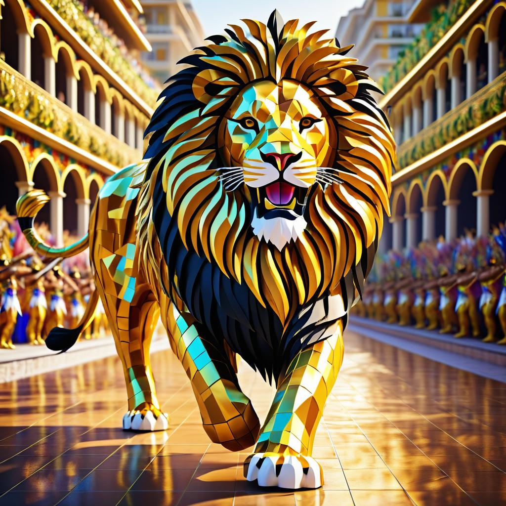 Majestic Lion at Rio Carnival