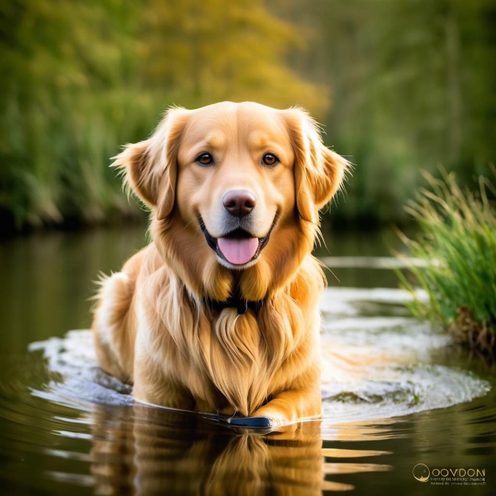 Award-Winning Pet Portrait of Golden Retriever