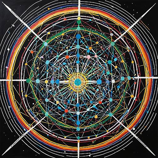 Life Drawing: AI Network Visionary Painting