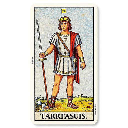 Illustration of Tarot card 
