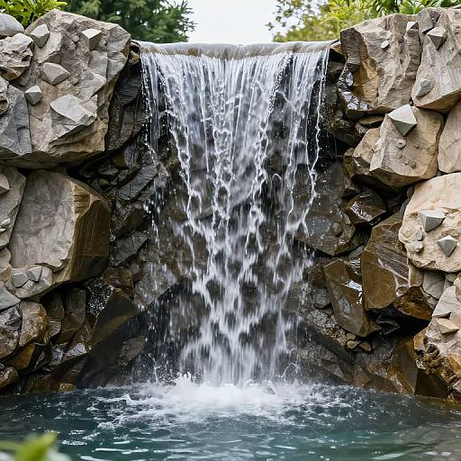 Grotto Waterfall Diamond Fountain