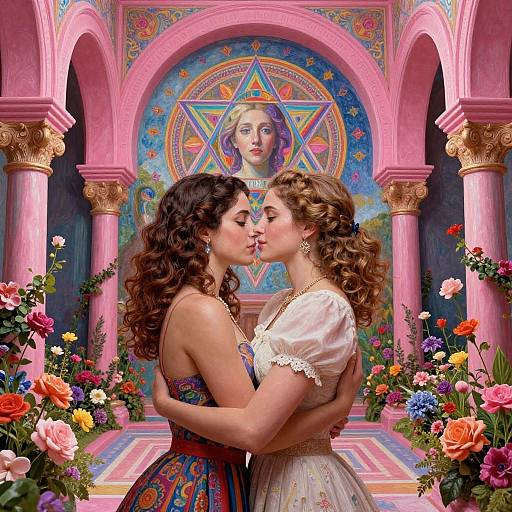 Powerful Embrace in Vibrant Queer World