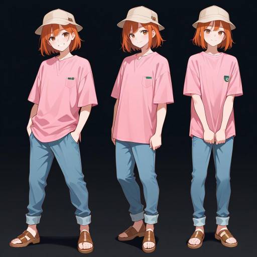 Wiry Young Man in Casual Attire