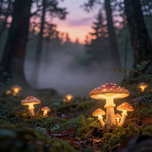 Ethereal Twilight Forest Glow