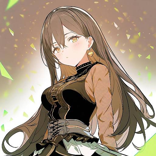 Illustration of Hanazono tae, bang dream! in the style of Ddari