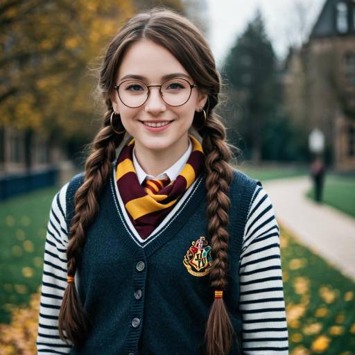 Charming Girl in Harry Potter Costume